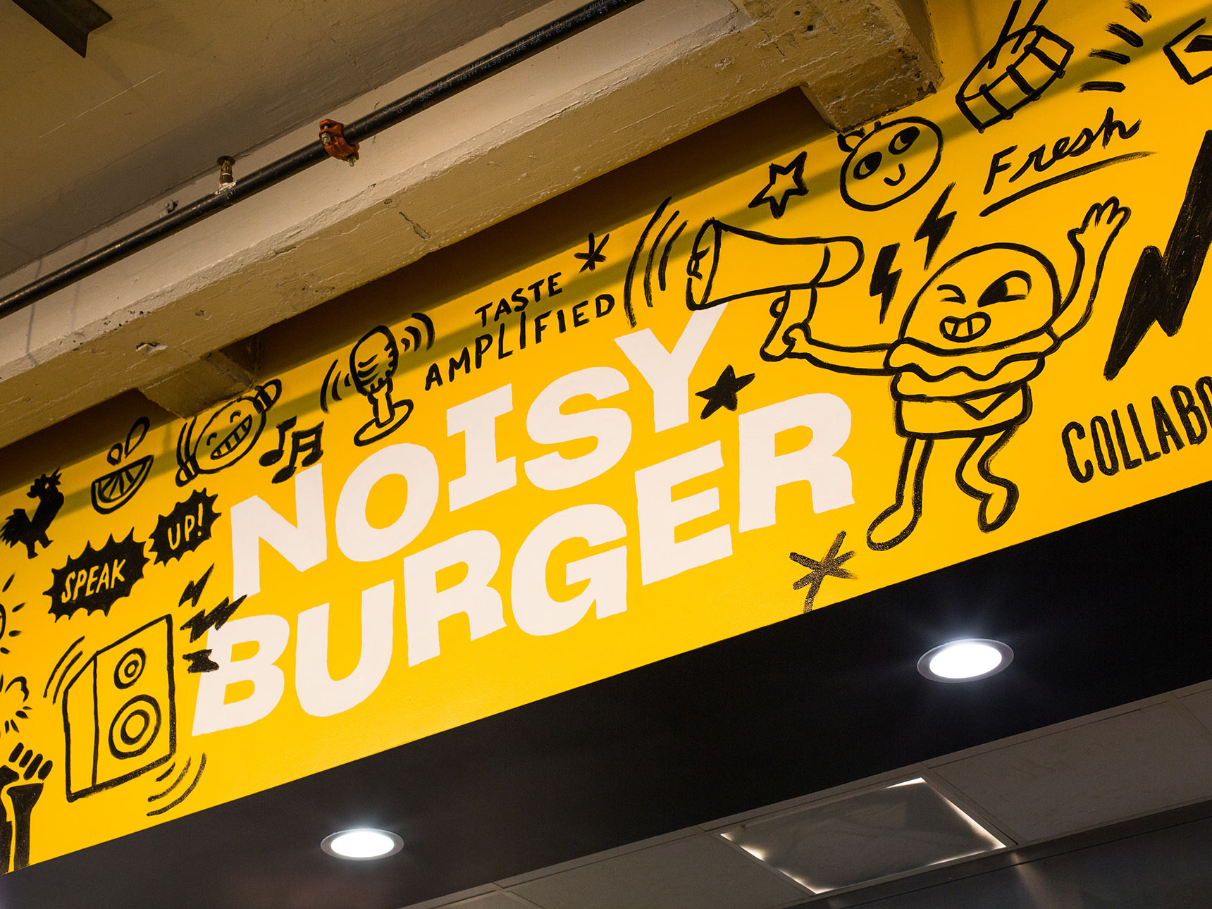 Noisy Burger – Public Mechanics / experiential design, public art,  placemaking, creative strategy