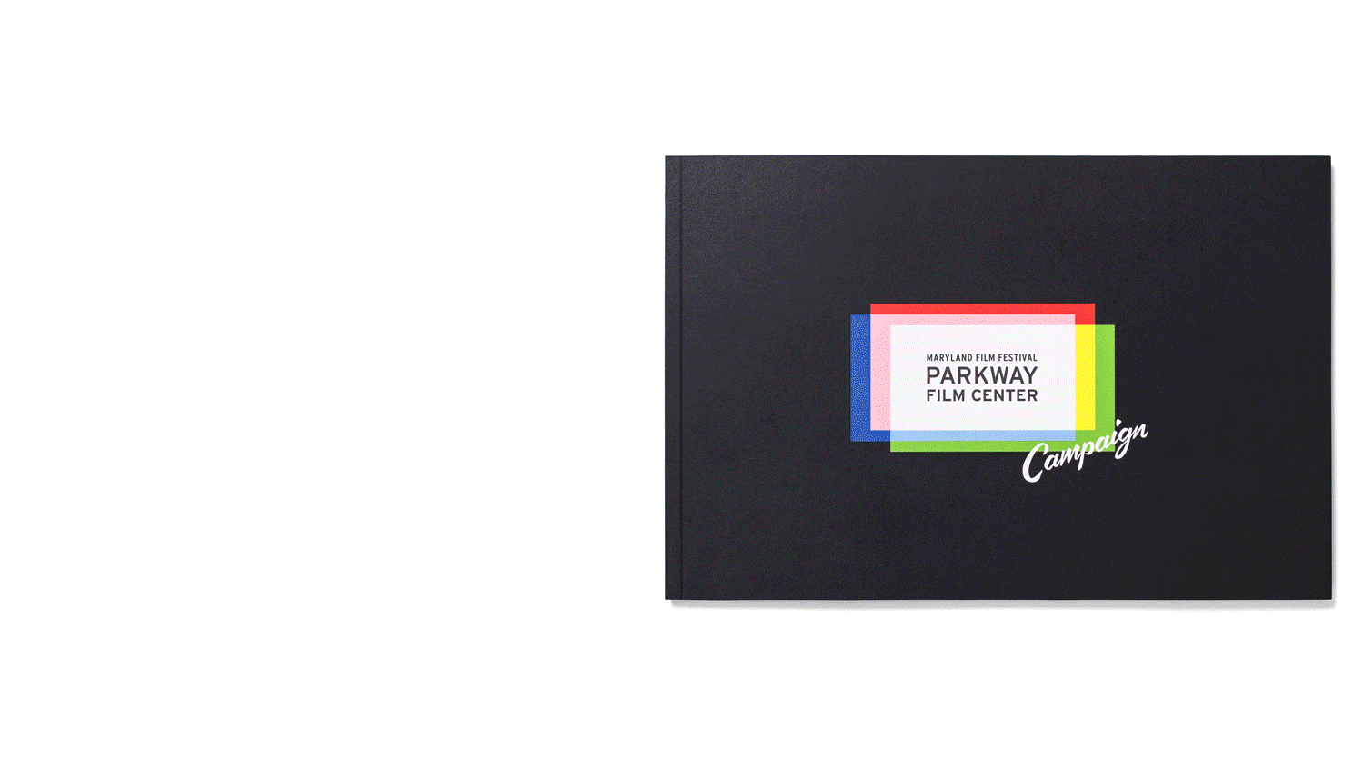 Design of the Campaign for the Parkway Film Center case-statement, fundraising book